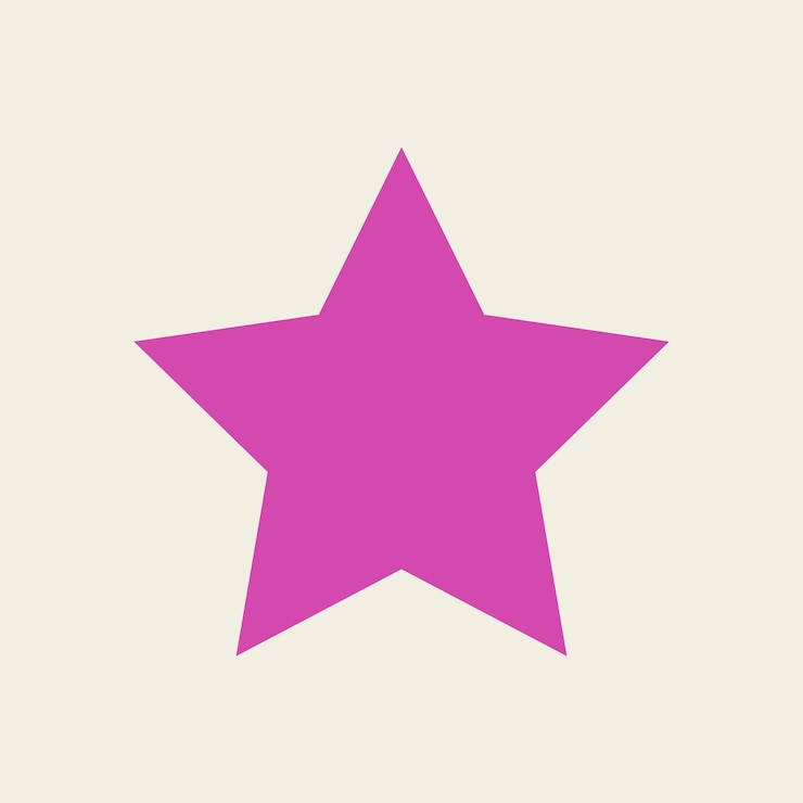 मुफ़्त वेक्टर pink star geometric shape vector