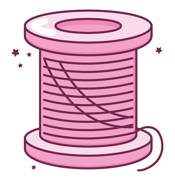 Free vector pink thread design