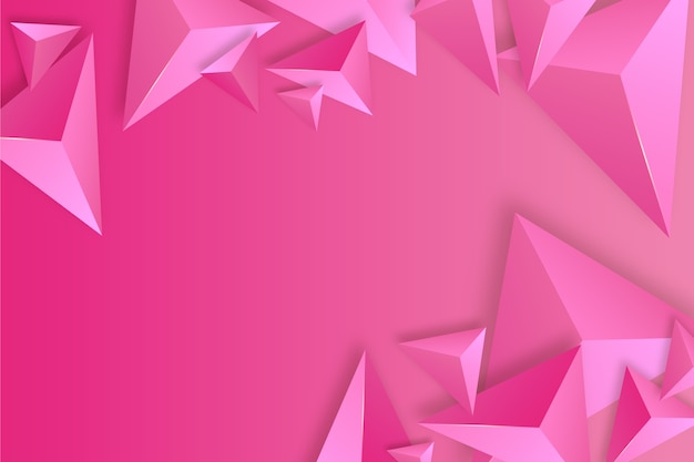 Free vector pink triangle background