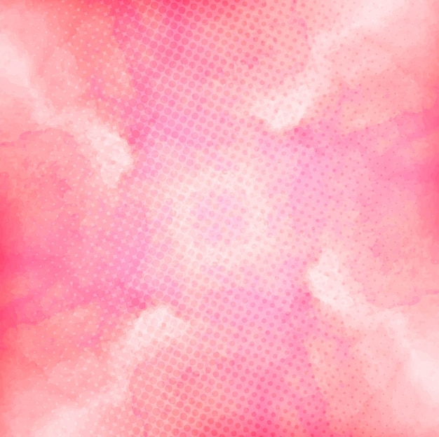 Розовый фон акварелью