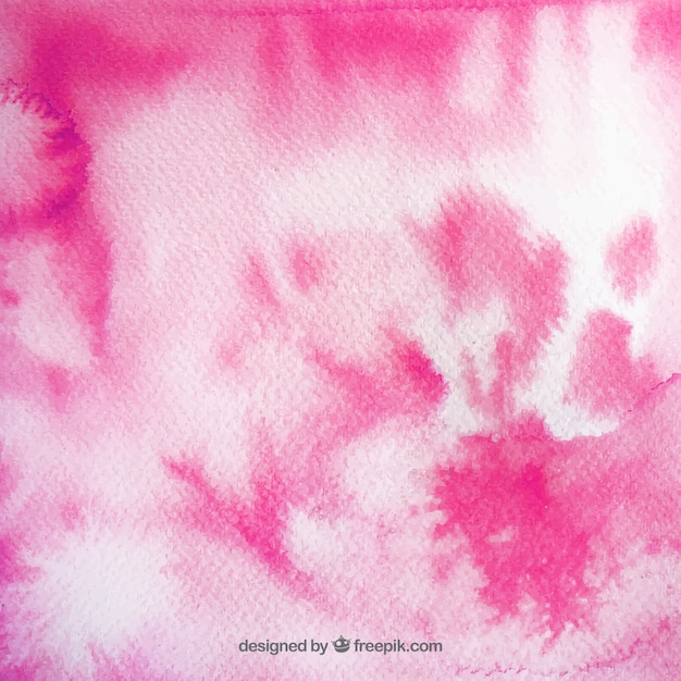 無料ベクター ピンクの水彩画の背景