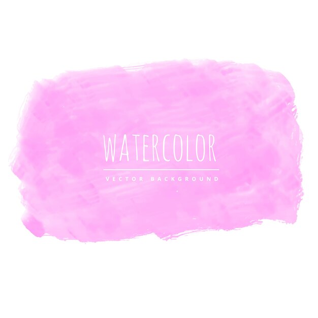 Pink watercolor stain background