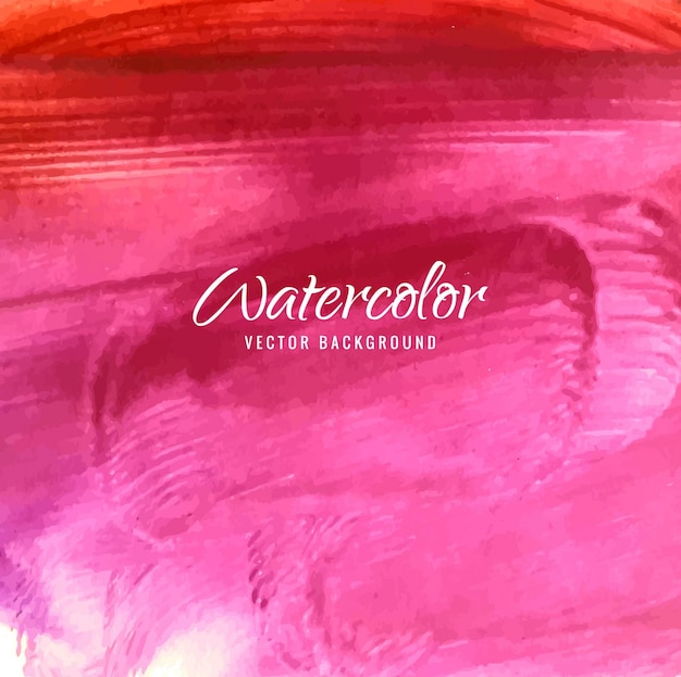 Free vector pink watercolor texture background design