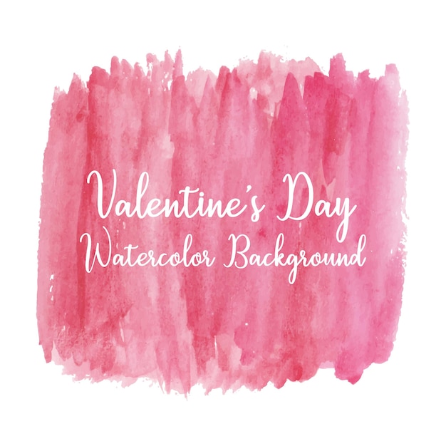Free vector pink watercolor texture for valentine's day