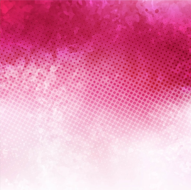 Free vector pink watercolor with dots