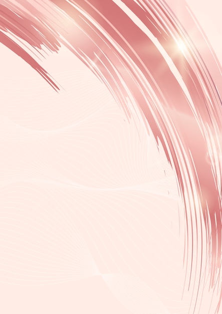 Pink wave abstract background illustration