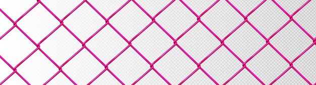 Pink wire net metal steel mesh pattern fence