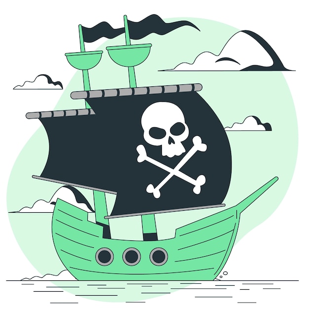 海賊船の概念図