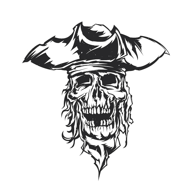 Free vector pirate illustration