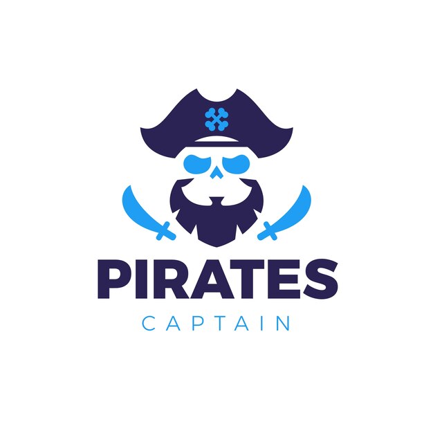 pirate logo template design