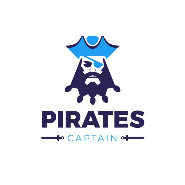 pirate logo template design
