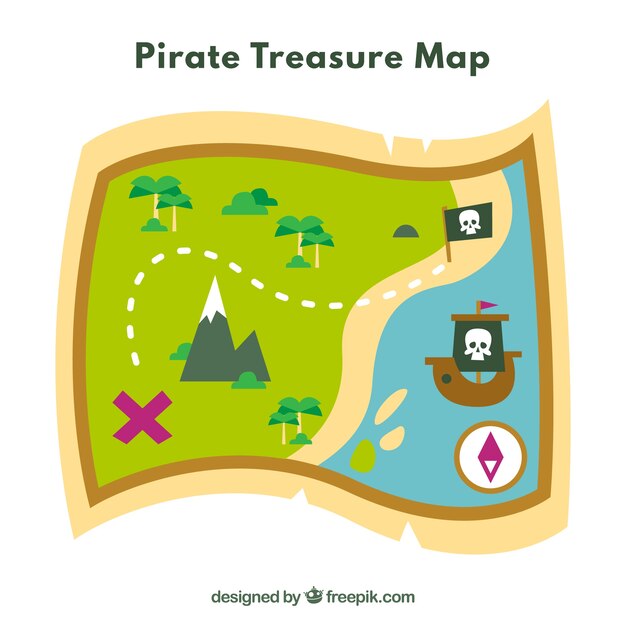 海賊の宝の地図