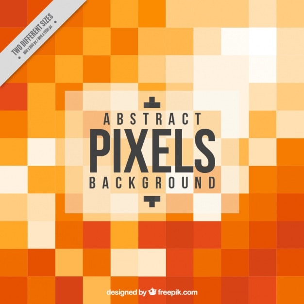 Free vector pixel background of orange tones
