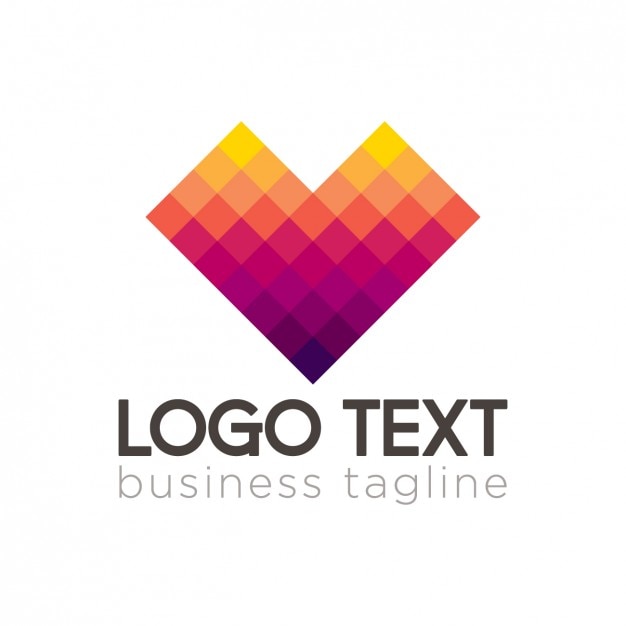 Free vector pixel corporative logo