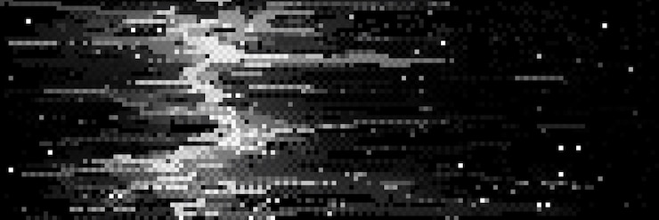 Free Vector pixel glitch background