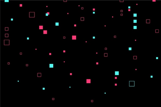 Бесплатное векторное изображение pixel дождь абстрактный фон