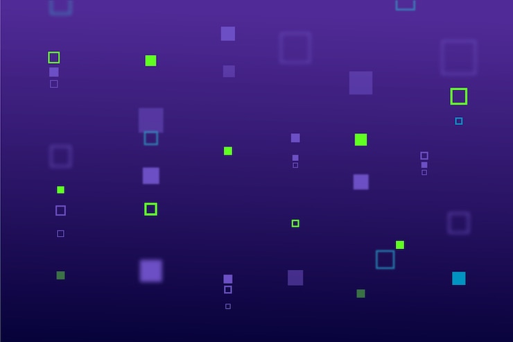 Free Vector pixel rain abstract background