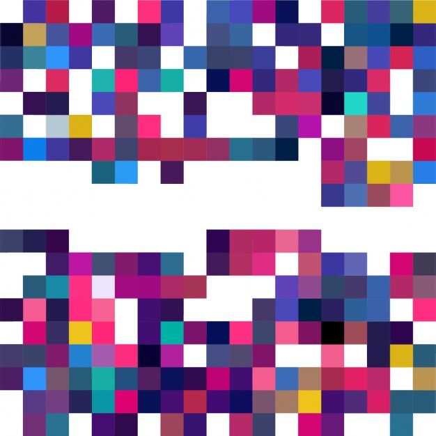 pixelated geometric background