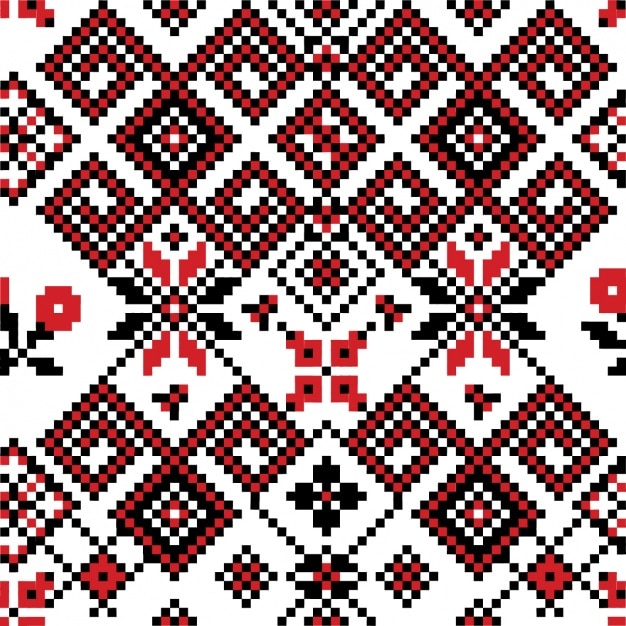 Pixelated геометрический узор
