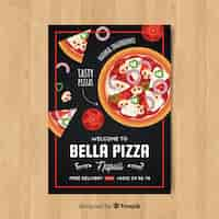 Free vector pizza flyer template