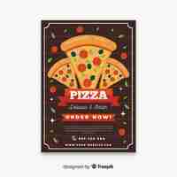 Free vector pizza flyer template