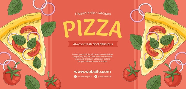 pizza restaurant template design