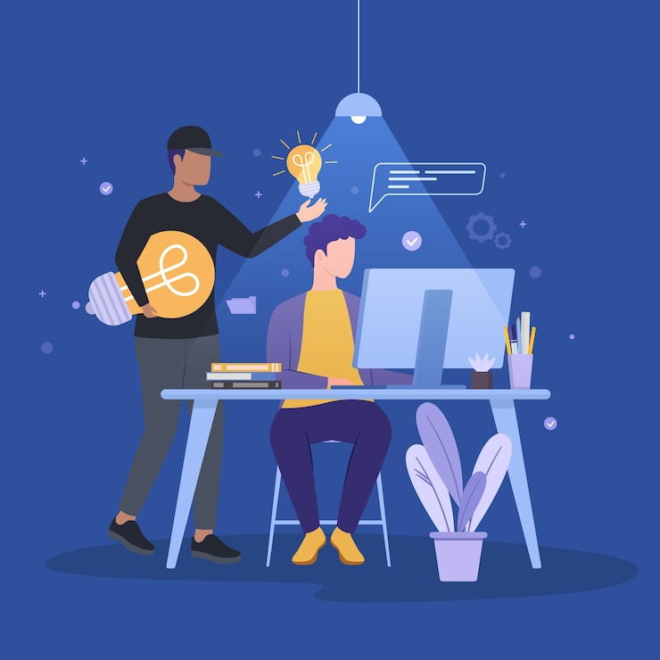 Free Vector plagiarism concept illustration