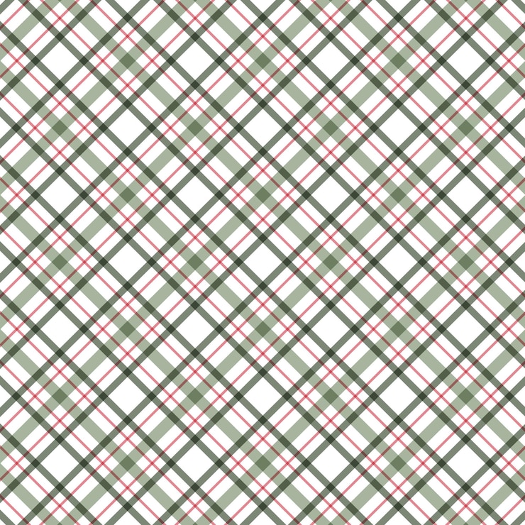Free Vector plaid pattern background in christmas colours