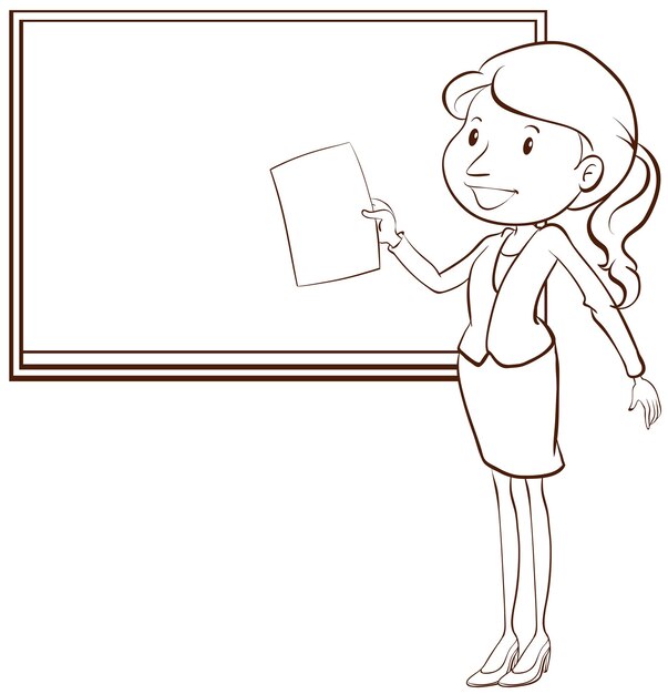 A plain sketch of a teacher