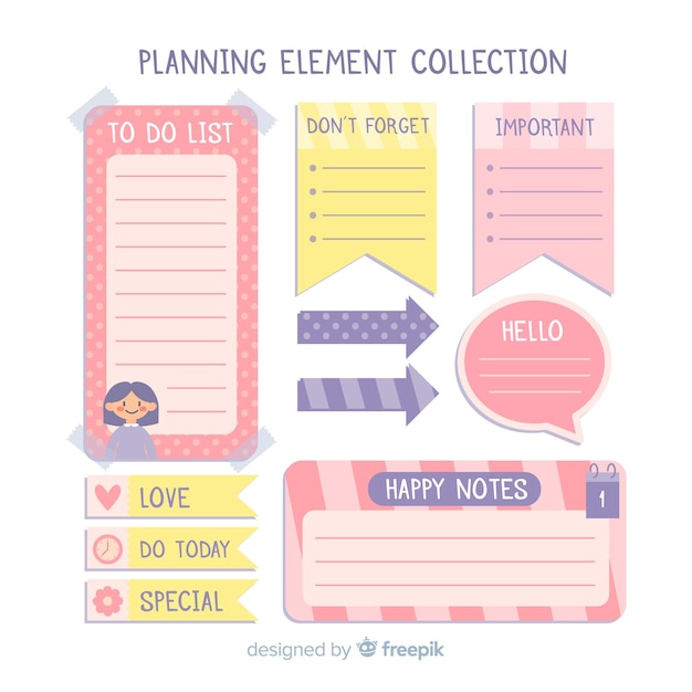 Planning elements collection