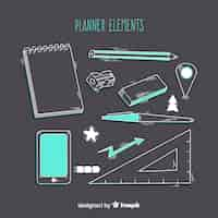 Free vector planning elements pack