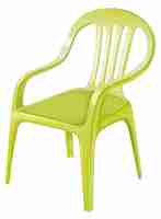 Free vector a plastic chair furniture