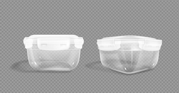 Three Plastic Food Containers For Take Away, Isolated On White Background  Stock Photo, Picture and Royalty Free Image. Image 83679659.