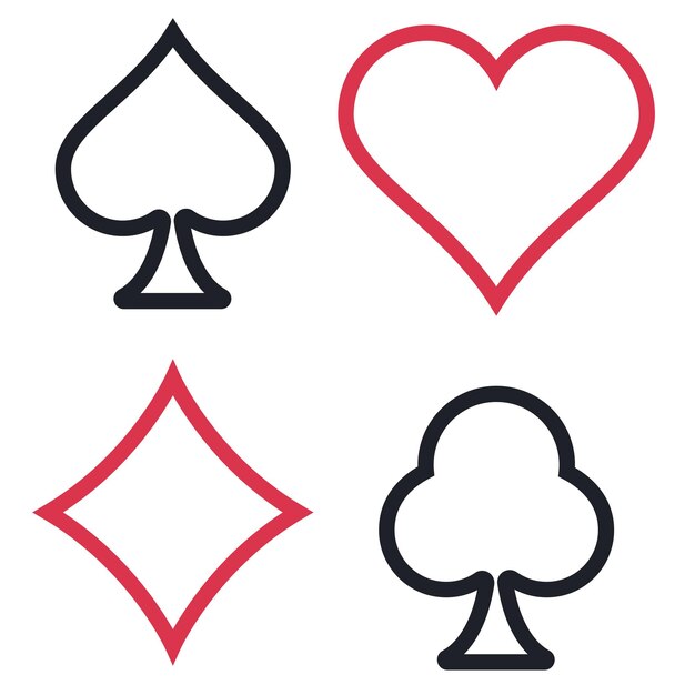 Playing Card Symbols - Free Download on Freepik