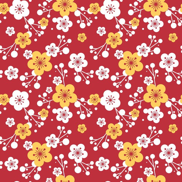 Plum blossom pattern