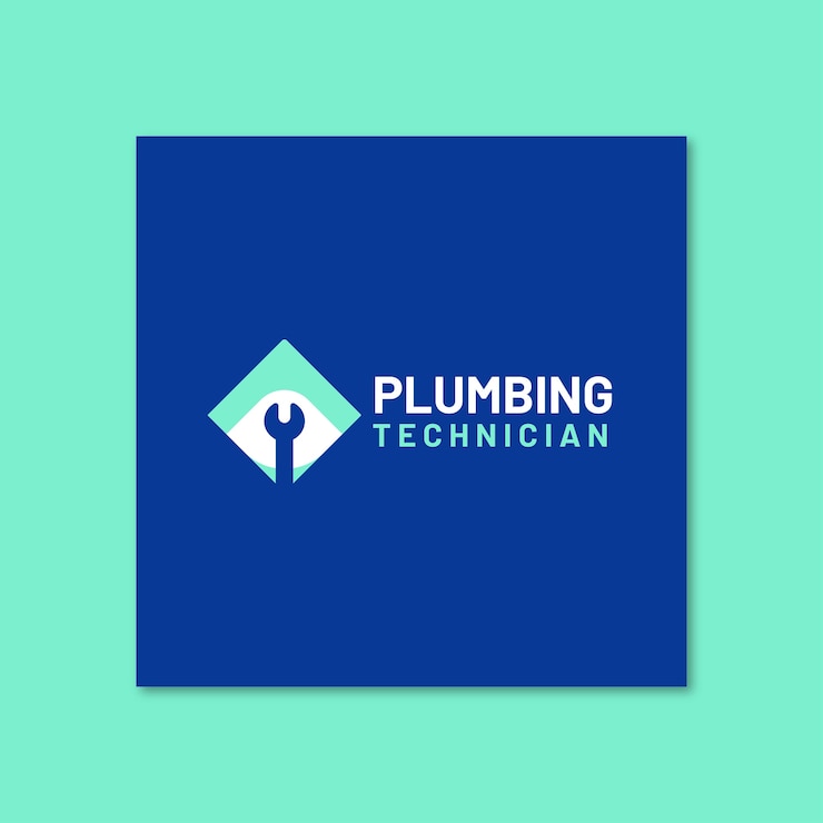 Free Vector plumber services  logo design template