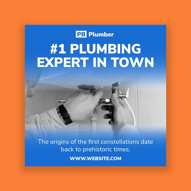 Plumbing solutions facebook post