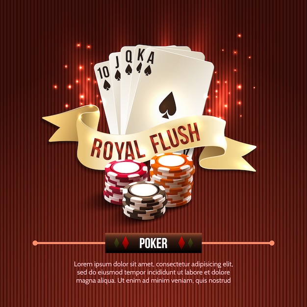 Free vector pocker casino background