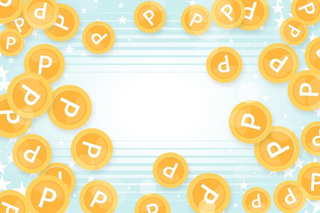 Free Vector point coins background