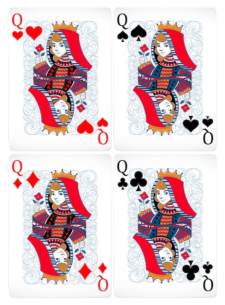 Vettore gratuito carte da poker