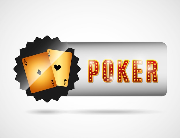 Vettore gratuito logo del poker club