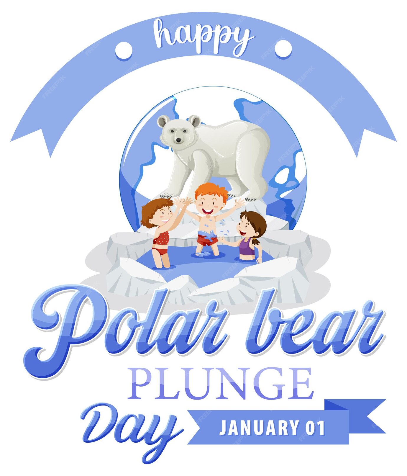 Polar Plunge 2025 Logo Vector Tansy Kerstin