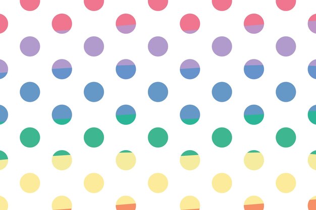polka dot colorful artsy wallpaper