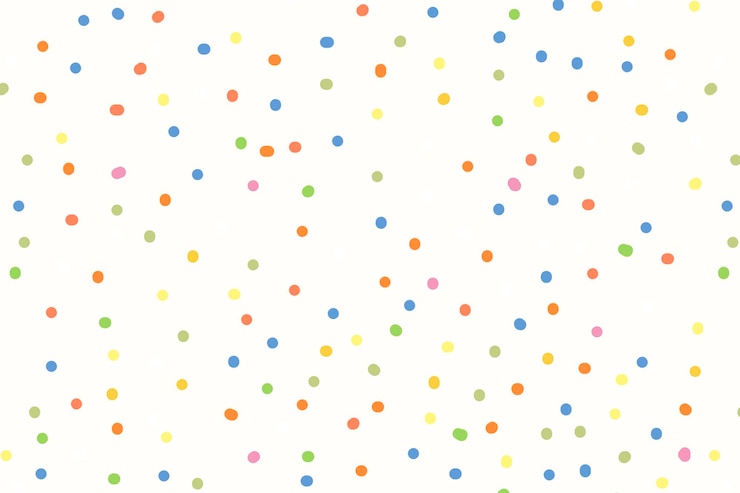 Free Vector polka dot pattern background, aesthetic design vector