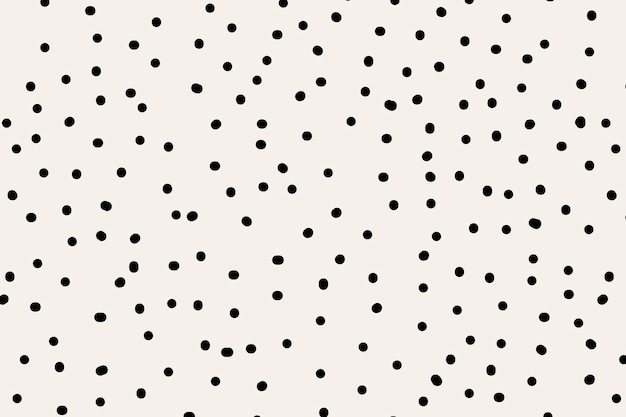 Polka dot pattern background, simple design vector