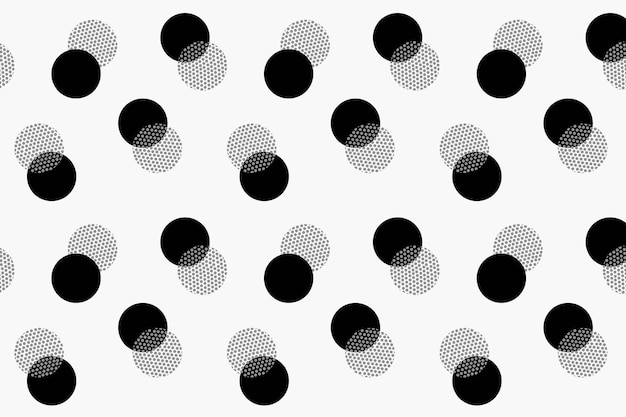 Free vector polka dot pattern background, white cute design vector