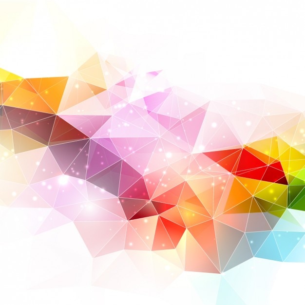 Polygonal abstract background