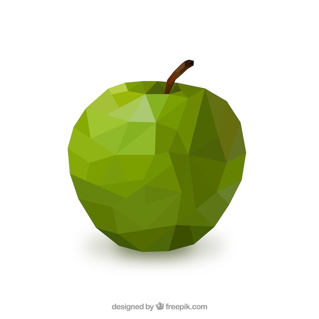 Polygonal apple