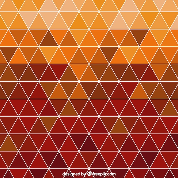 Polygonal background in autumnal tones