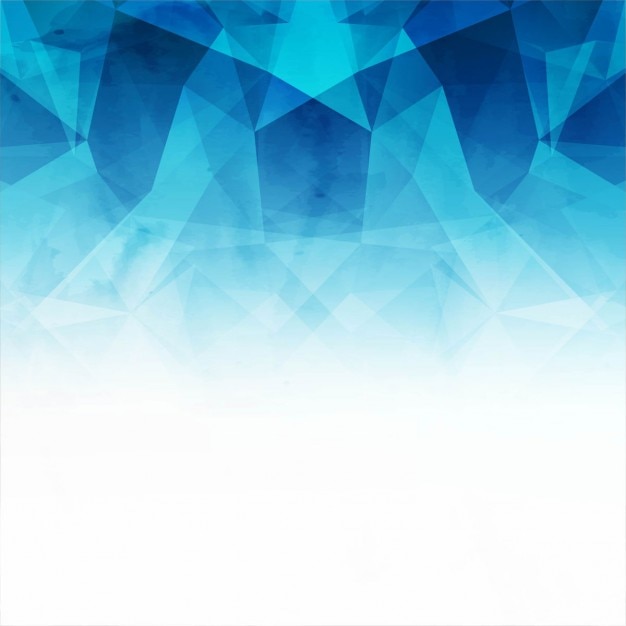 Free vector polygonal background, blue color